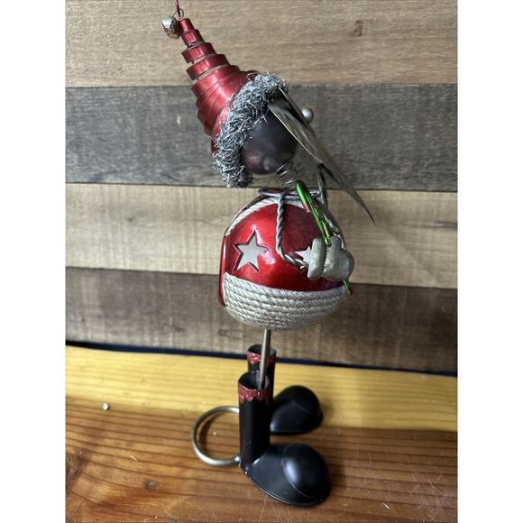 Pier 1 Bobblehead Christmas Santa Claus Tea Light Candle Holder 13” - Picture 3 of 6